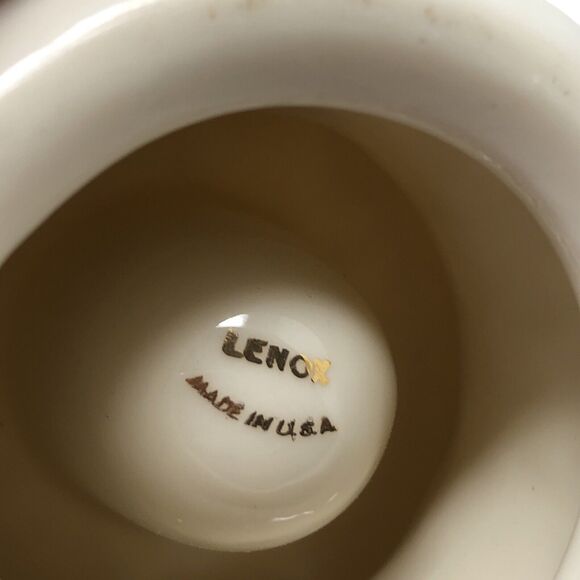 Lenox Woodland Collection Candlestick Holders VTG Ivory Embossed Elegant USA - Picture 8 of 12